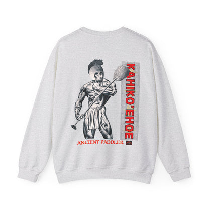 Hawaiian Strength Ancient Paddler Kahiko'ehoe Vintage Design 90s New Print Unisex Heavy Blend™ Crewneck Sweatshirt