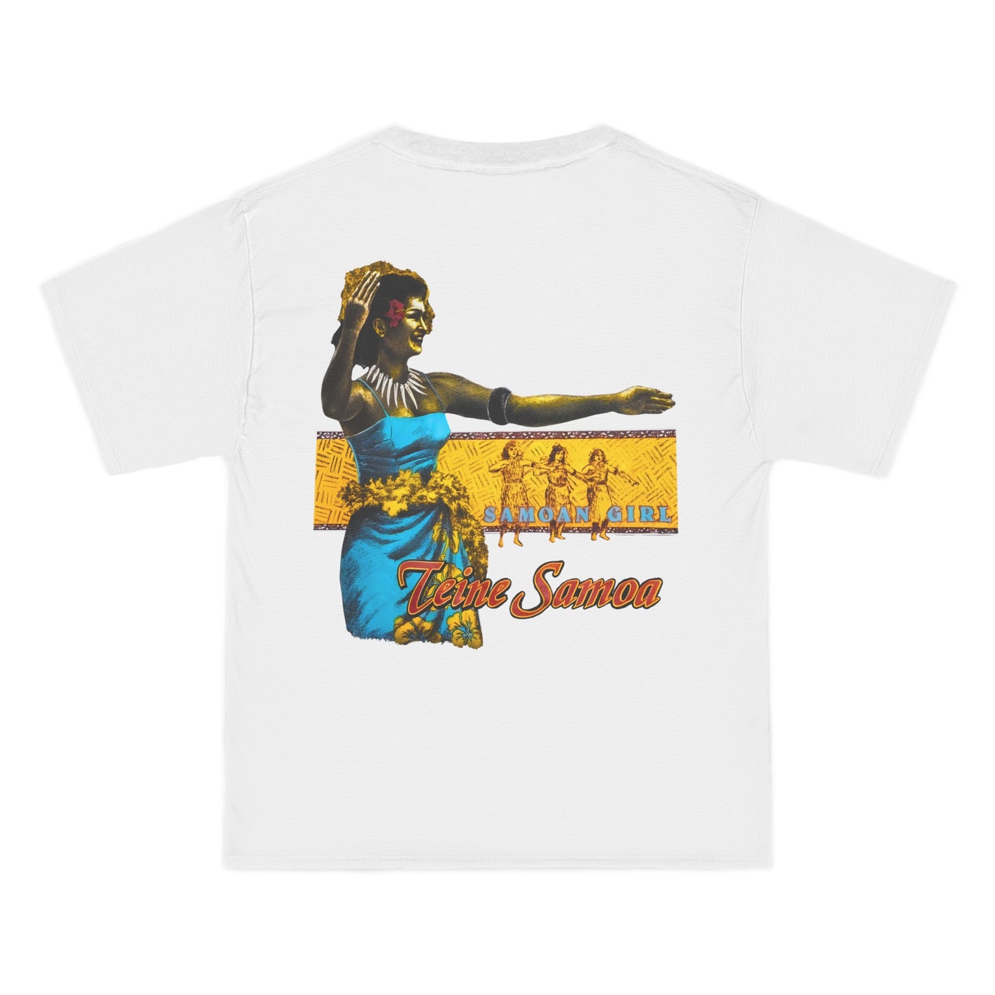 Samoan Strength Samoan Girl Teine Samoa Vintage Design 90s New Print Beefy-T®  Short-Sleeve T-Shirt