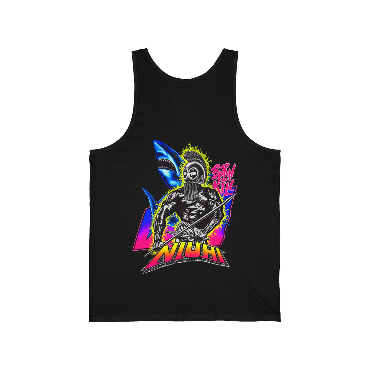 Hawaiian Strength Niuhi Born To Kill Unisex Jersey Tank