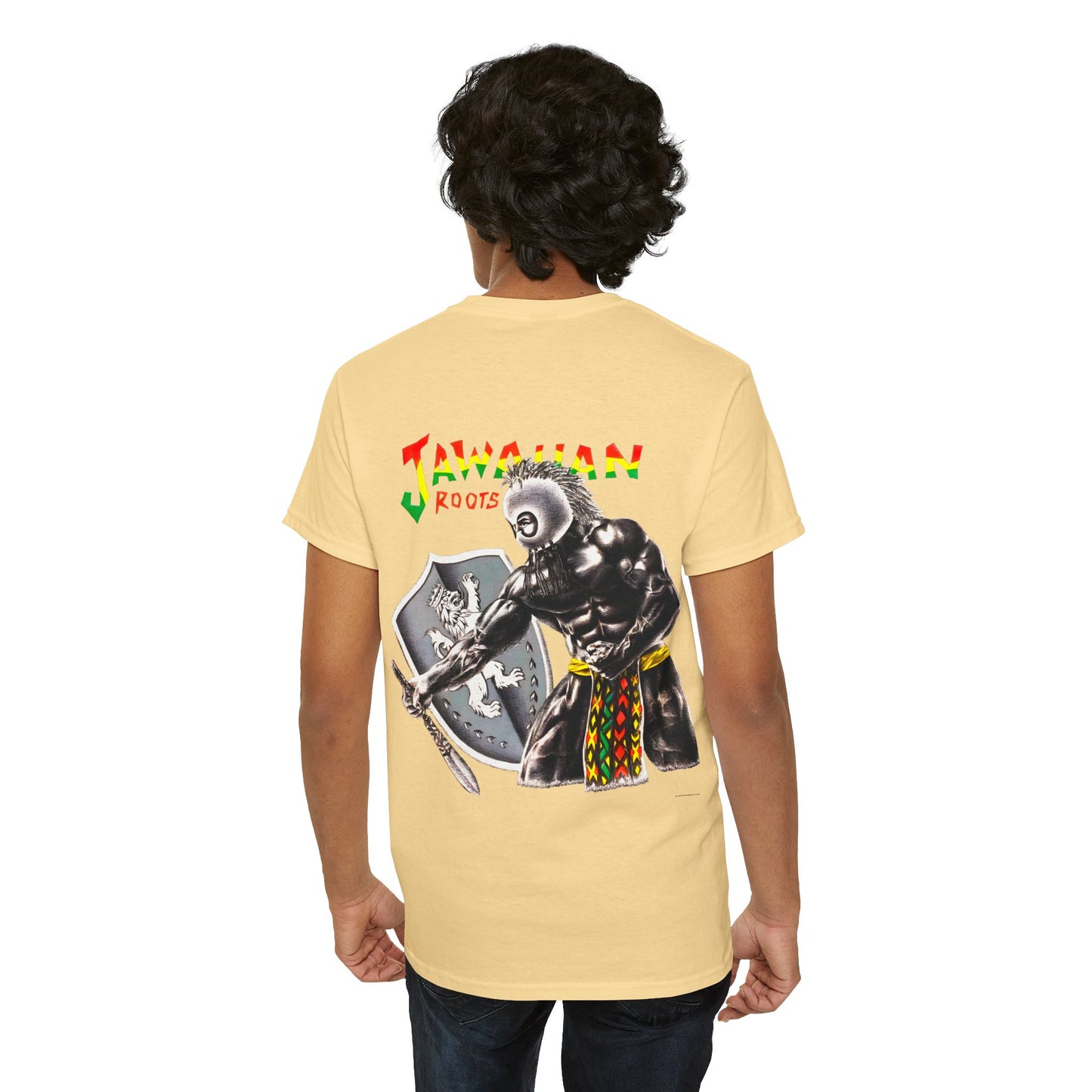 Jawaiian Strenght Jawaiian Roots Vintage Design 90s New Print T-shirt Unisex Heavy Cotton Tee