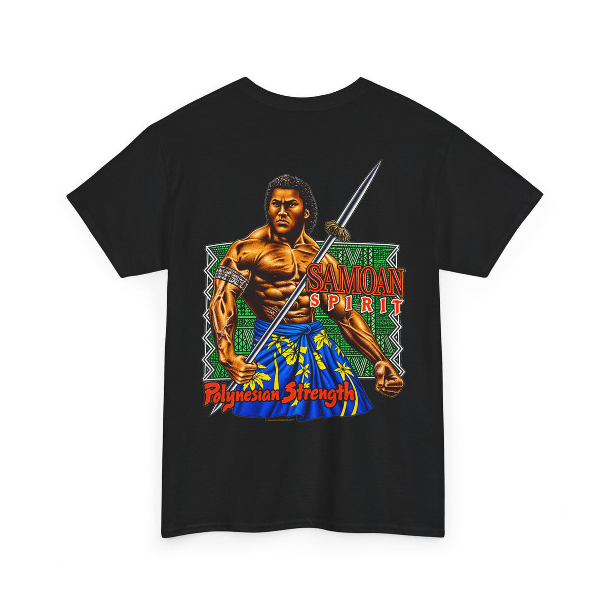 Samoan Strength Samoan Spirit Polynesian Strength Unisex Heavy Cotton Tee