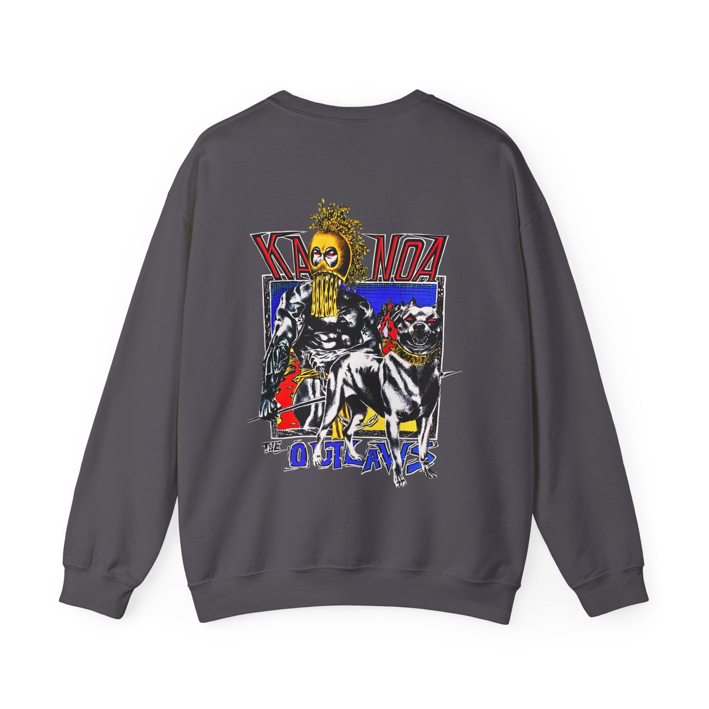 Hawaiian Strength Kanoa The Outlaws Vintage Design 90s New Print Unisex Heavy Blend™ Crewneck Sweatshirt