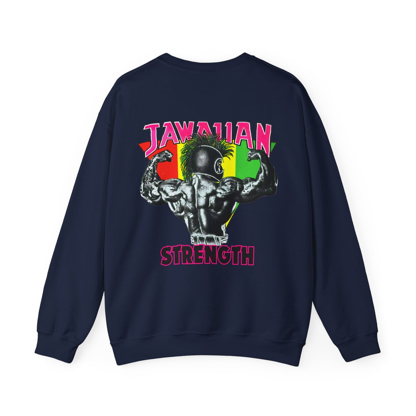 Jawaiian Strength Jawaiian Strenght Shirt Vintage Design 90s New Print Unisex Heavy Blend™ Crewneck Sweatshirt