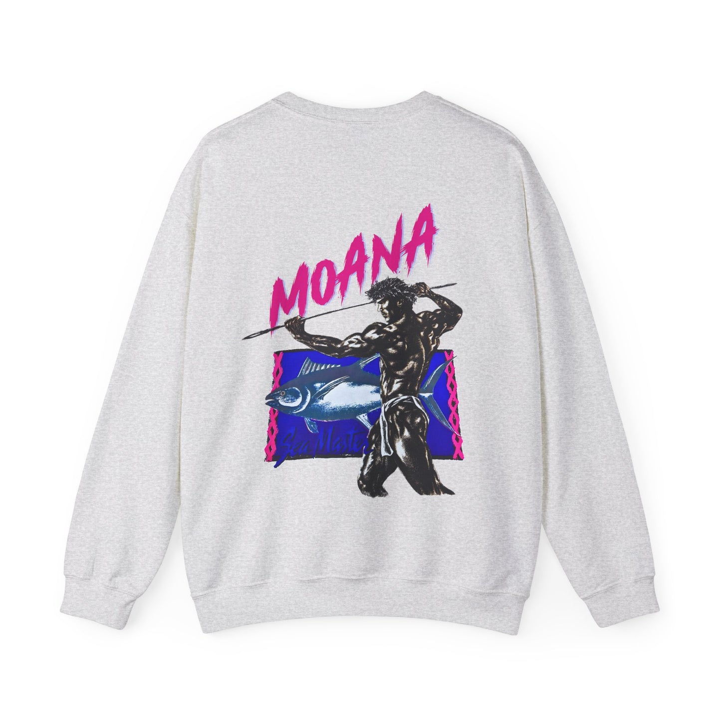 Hawaiian Strength Moana Sea Master Vintage Design 90s New Print Unisex Heavy Blend™ Crewneck Sweatshirt