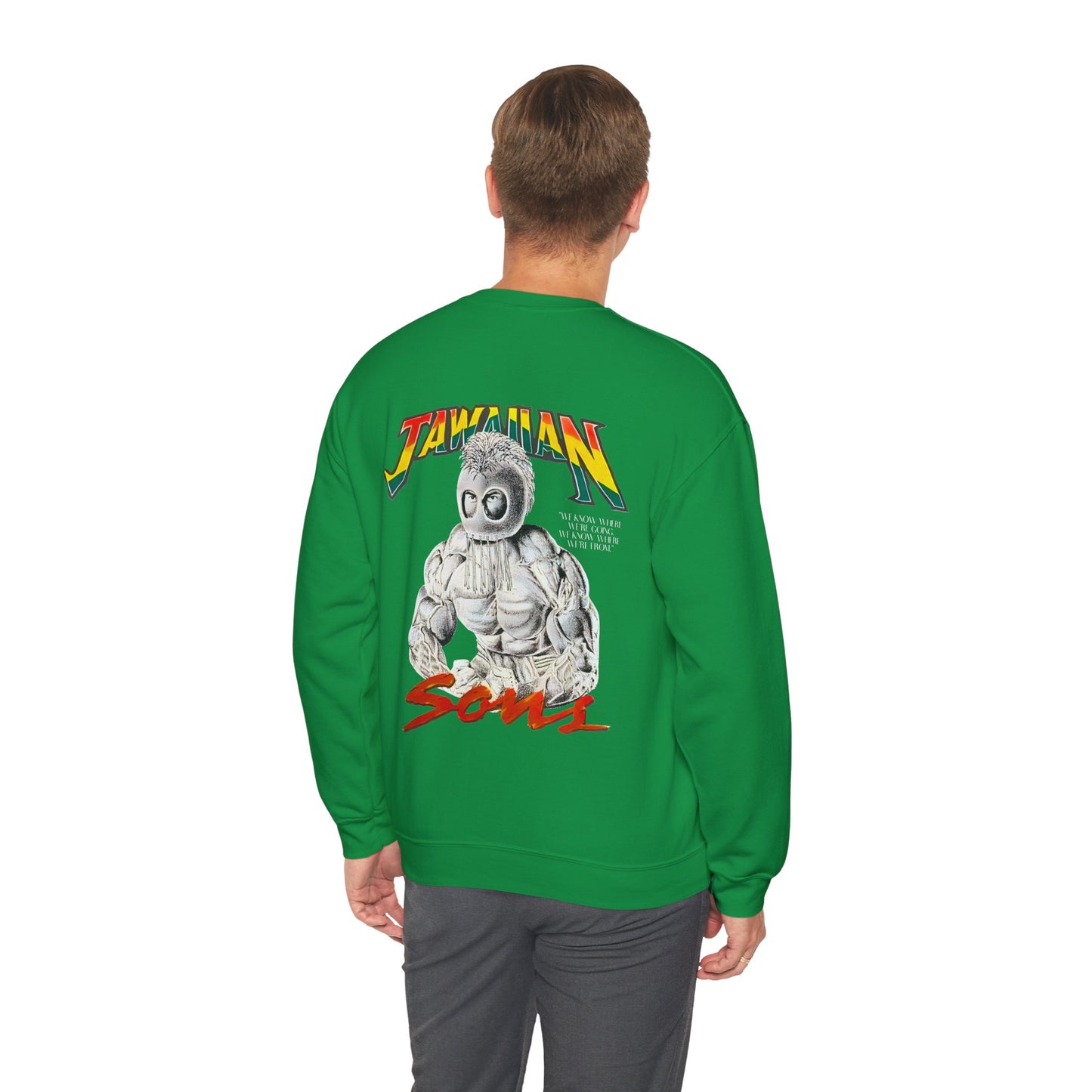 Jawaiian Strenght Jawaiian Sons Vintage Design 90s New Print Unisex Heavy Blend™ Crewneck Sweatshirt