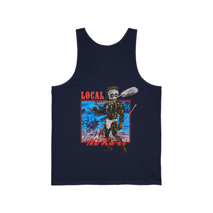 Hawaiian Strength Local Boy No Ka'oi Vintage Design 90s New Print Unisex Jersey Tank