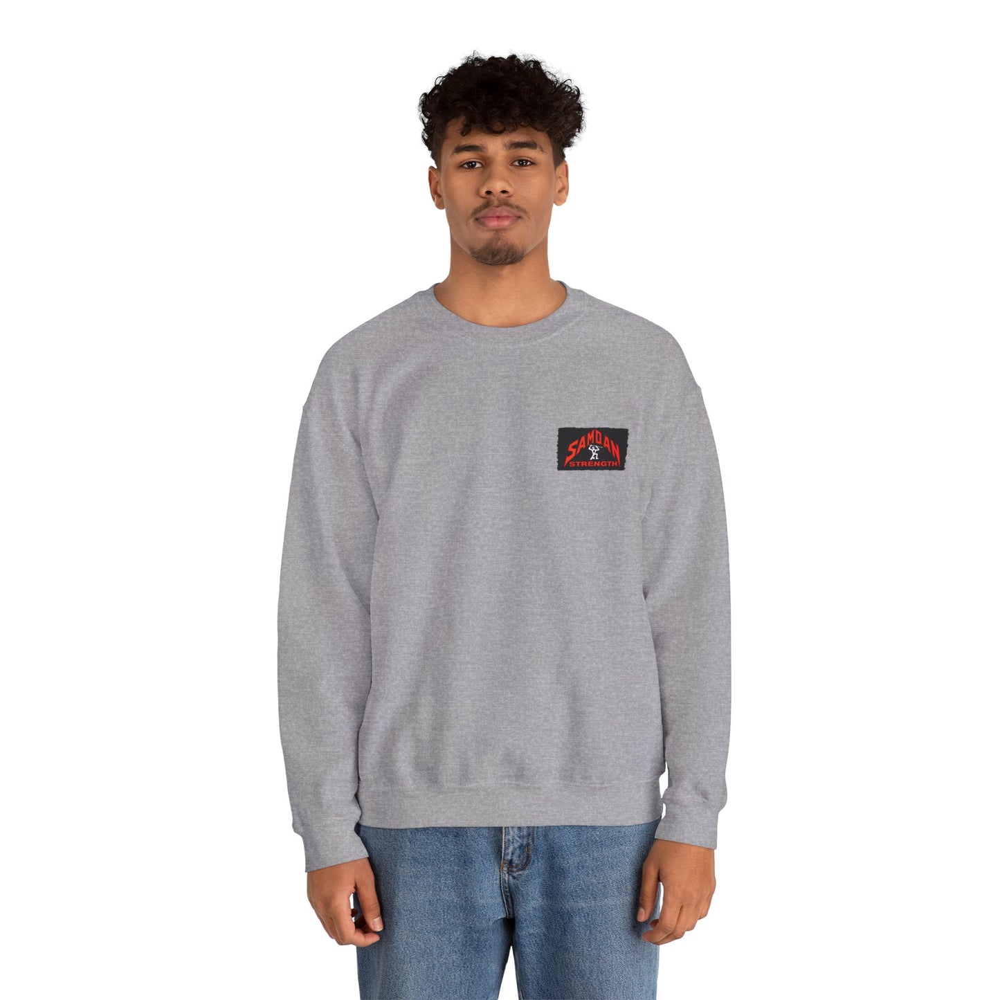 Samoan Strength Spirit of Samoa Loto Alofa Vintage Design 90s New Print Unisex Heavy Blend™ Crewneck Sweatshirt