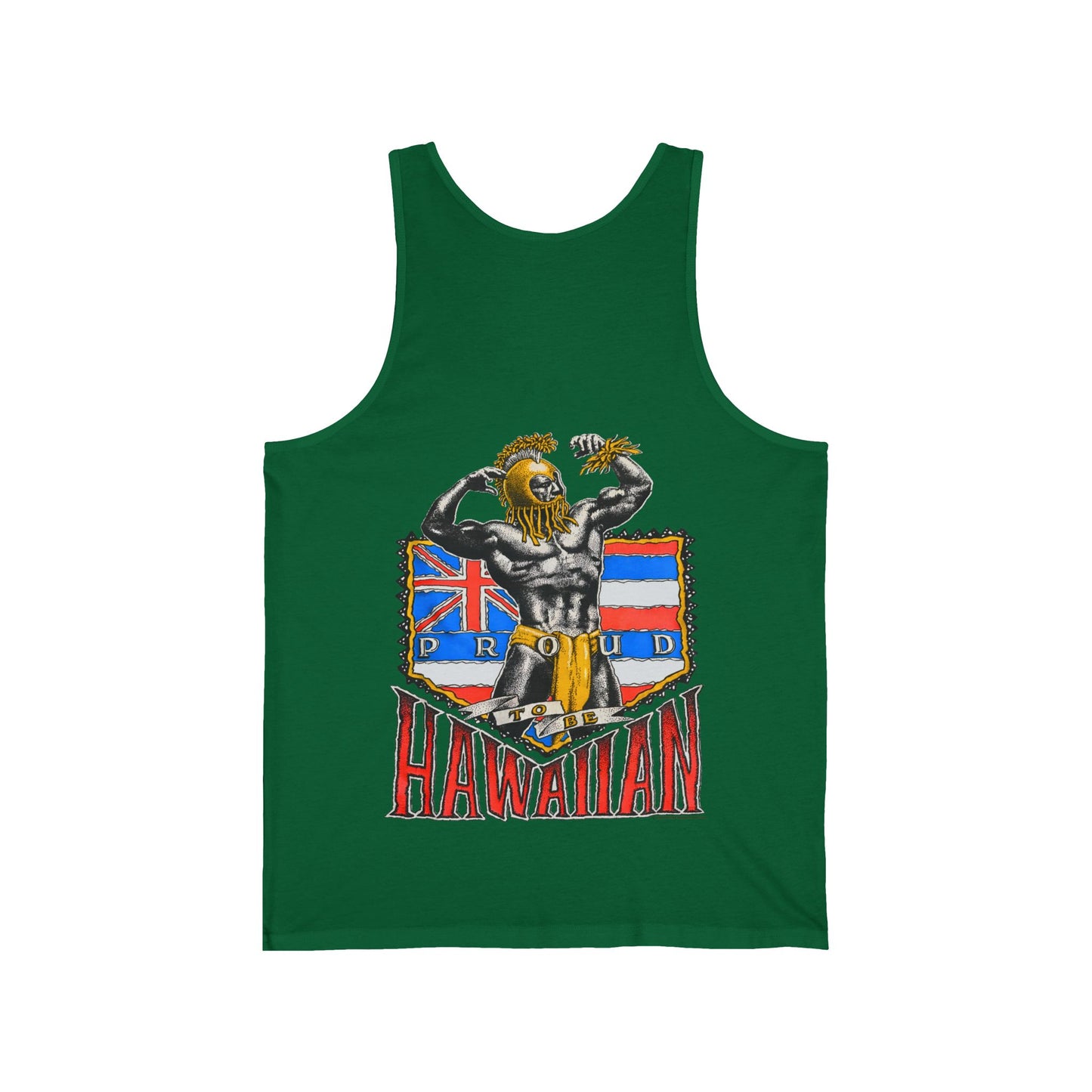 Hawaiian Strength Proud To Be Hawaiian Vintage Design 90s New Print Unisex Jersey Tank