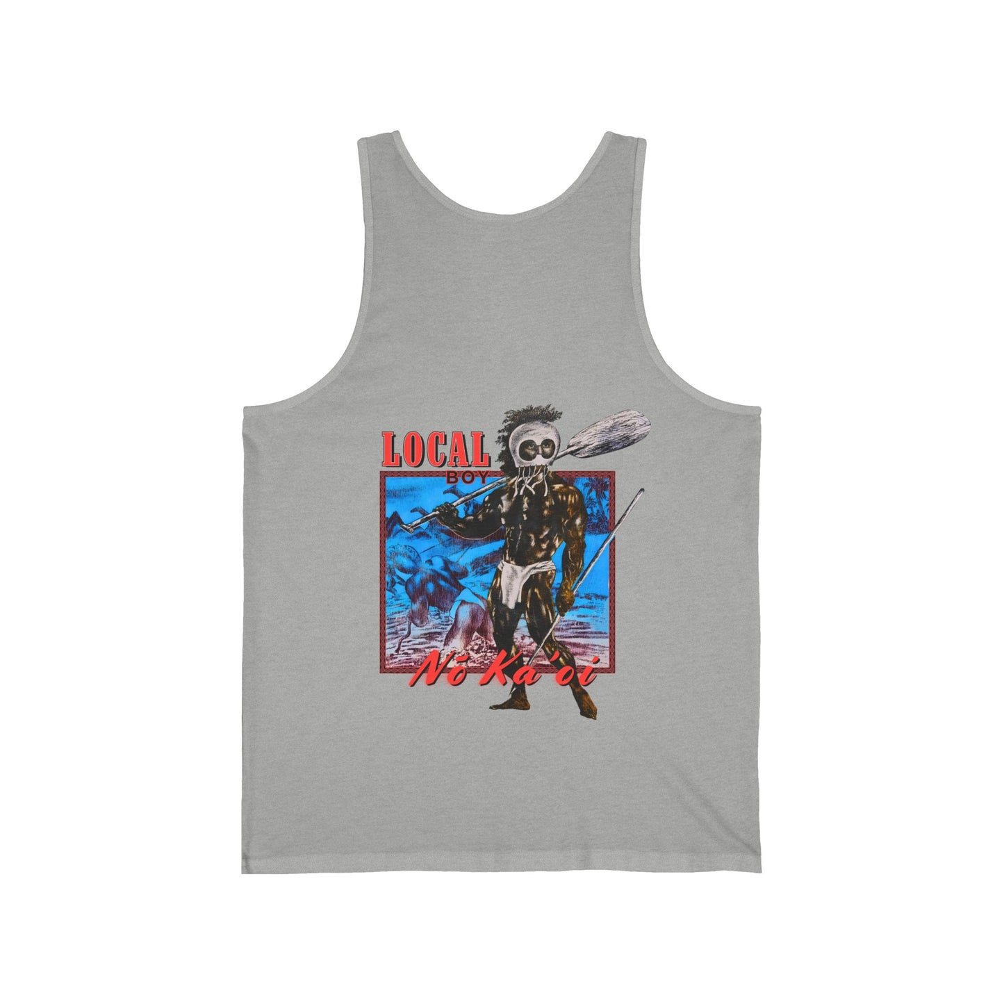 Hawaiian Strength Local Boy No Ka'oi Vintage Design 90s New Print Unisex Jersey Tank