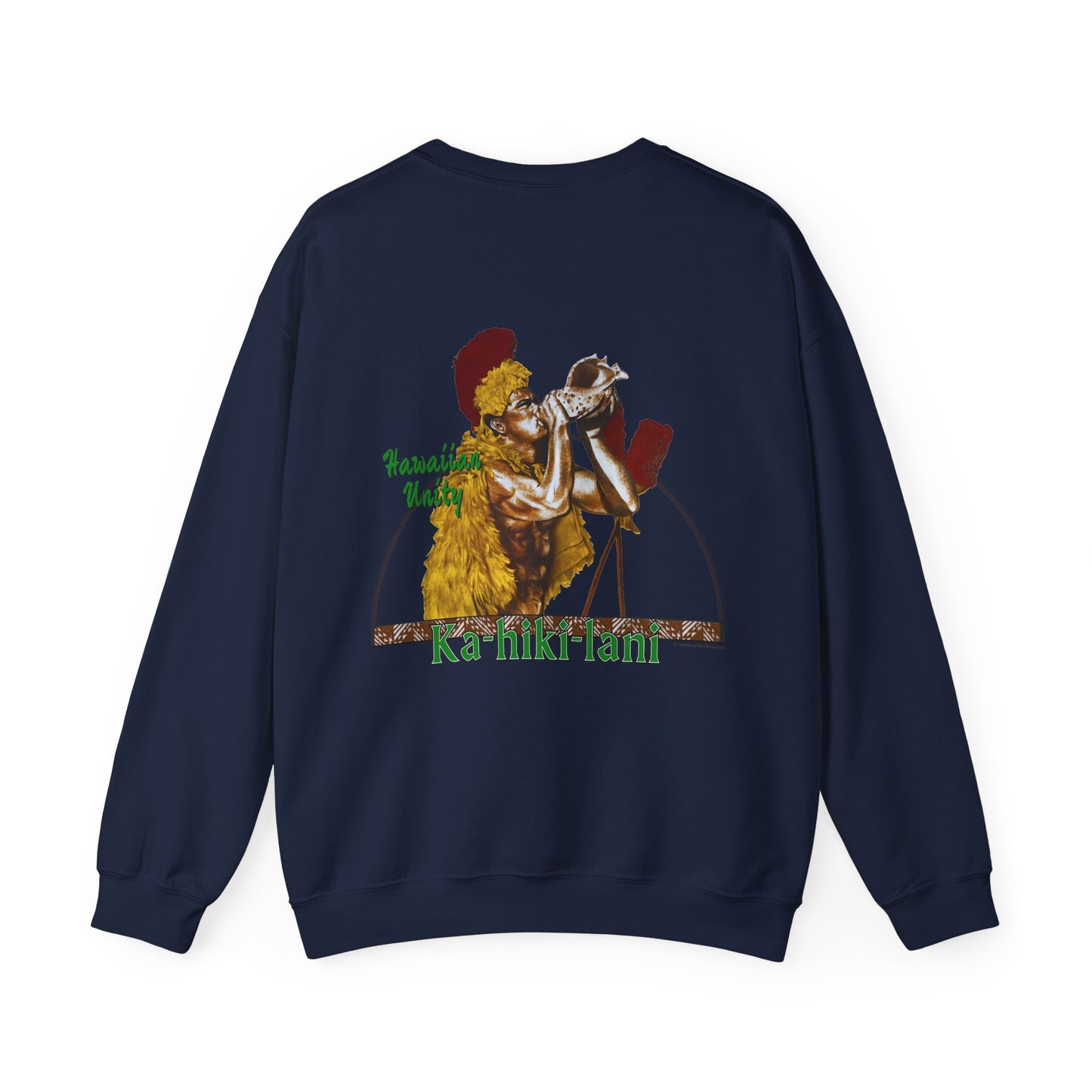 Hawaiian Strength Hawaiian Unity Ka-hiki-lani Vintage Design 90s New Print Unisex Heavy Blend™ Crewneck Sweatshirt