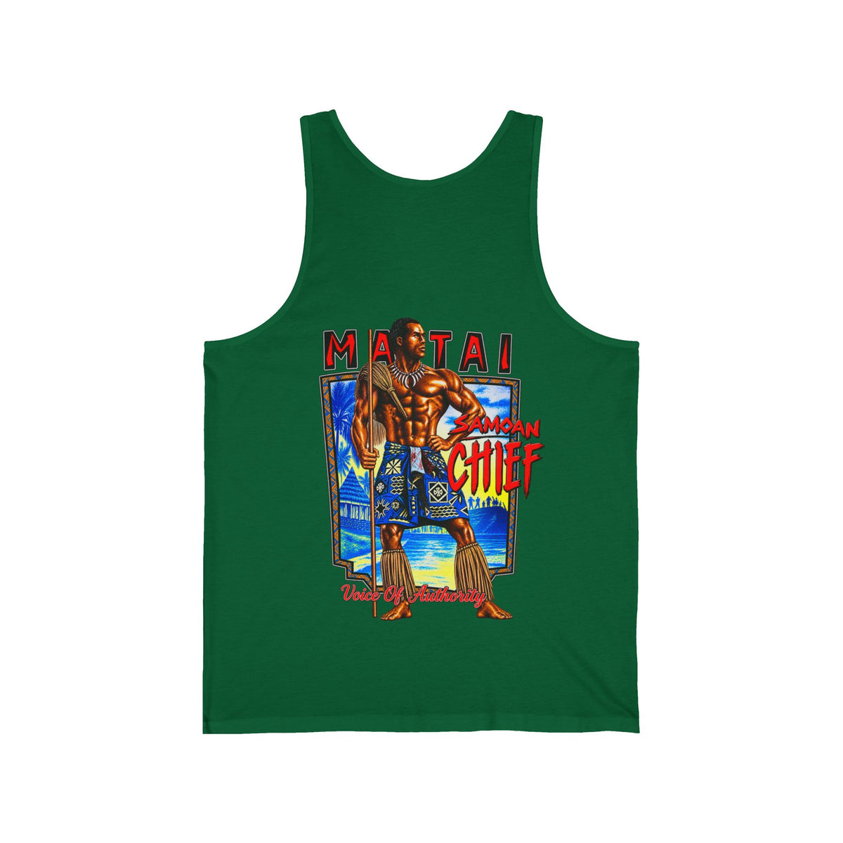Samoan Strength Samoan Chief Matai Unisex Jersey Tank