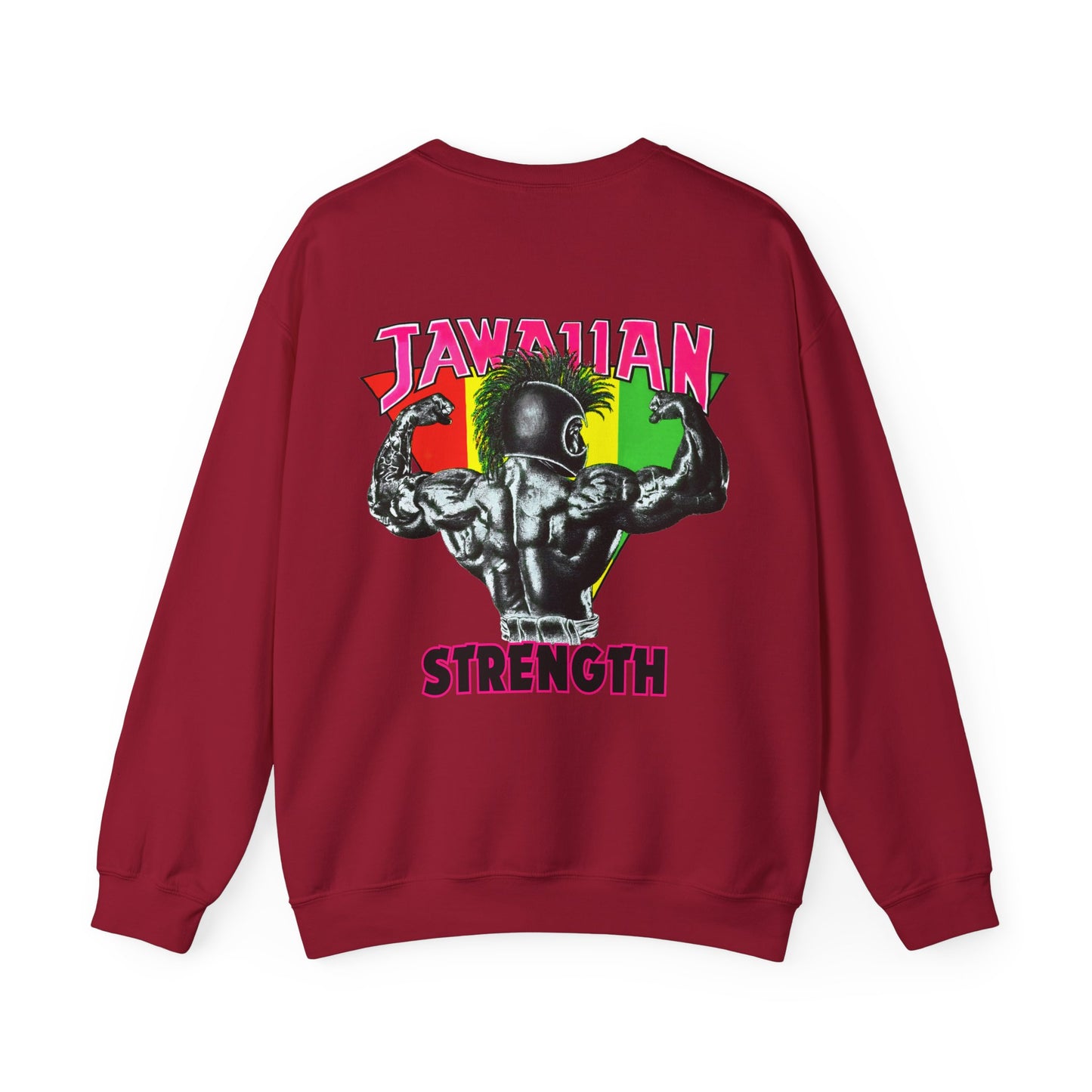 Jawaiian Strength Jawaiian Strenght Shirt Vintage Design 90s New Print Unisex Heavy Blend™ Crewneck Sweatshirt