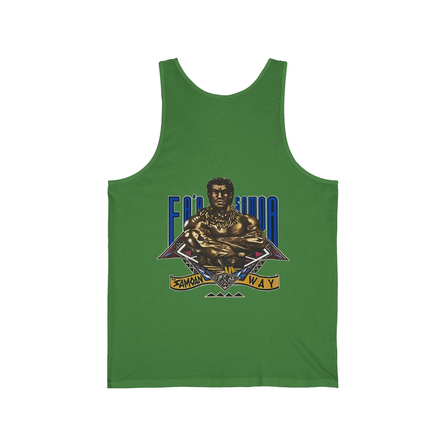 Samoan Strength Fa'a Samoa The Samoan Way Vintage Design 90s New Print Unisex Jersey Tank