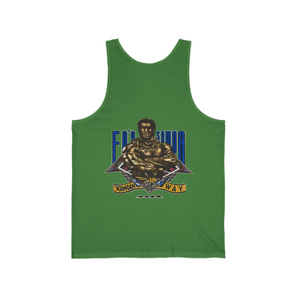 Samoan Strength Fa'a Samoa The Samoan Way Vintage Design 90s New Print Unisex Jersey Tank
