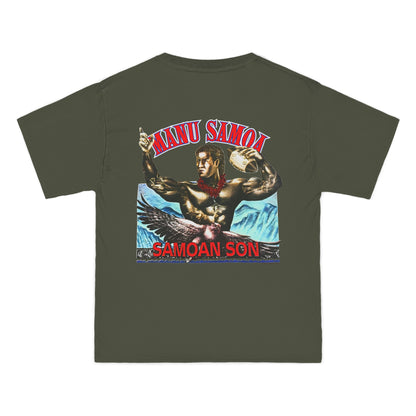 Samoan Strength Manu Samoa Samoan Son Vintage 90s Design New Print Beefy-T®  Short-Sleeve T-Shirt