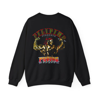Filipino Strength Purong Lakas Vintage Design 90s New Print Unisex Heavy Blend™ Crewneck Sweatshirt