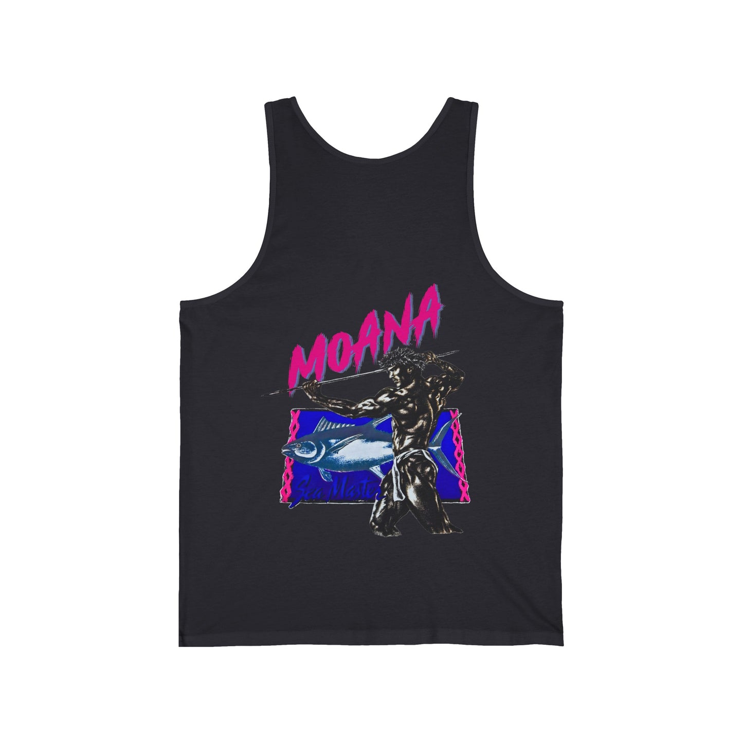 Hawaiian Strength Moana Sea Master Vintage Design 90s New Print Unisex Jersey Tank