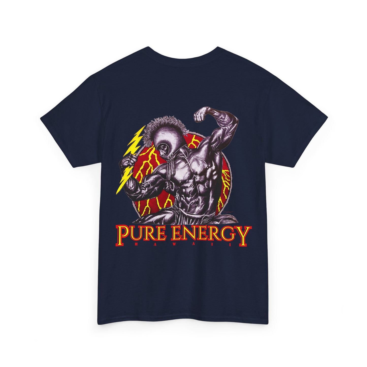 Hawaiian Strength Pure Energy Hawaii Vintage Design 90s New Print Unisex Heavy Cotton Tee