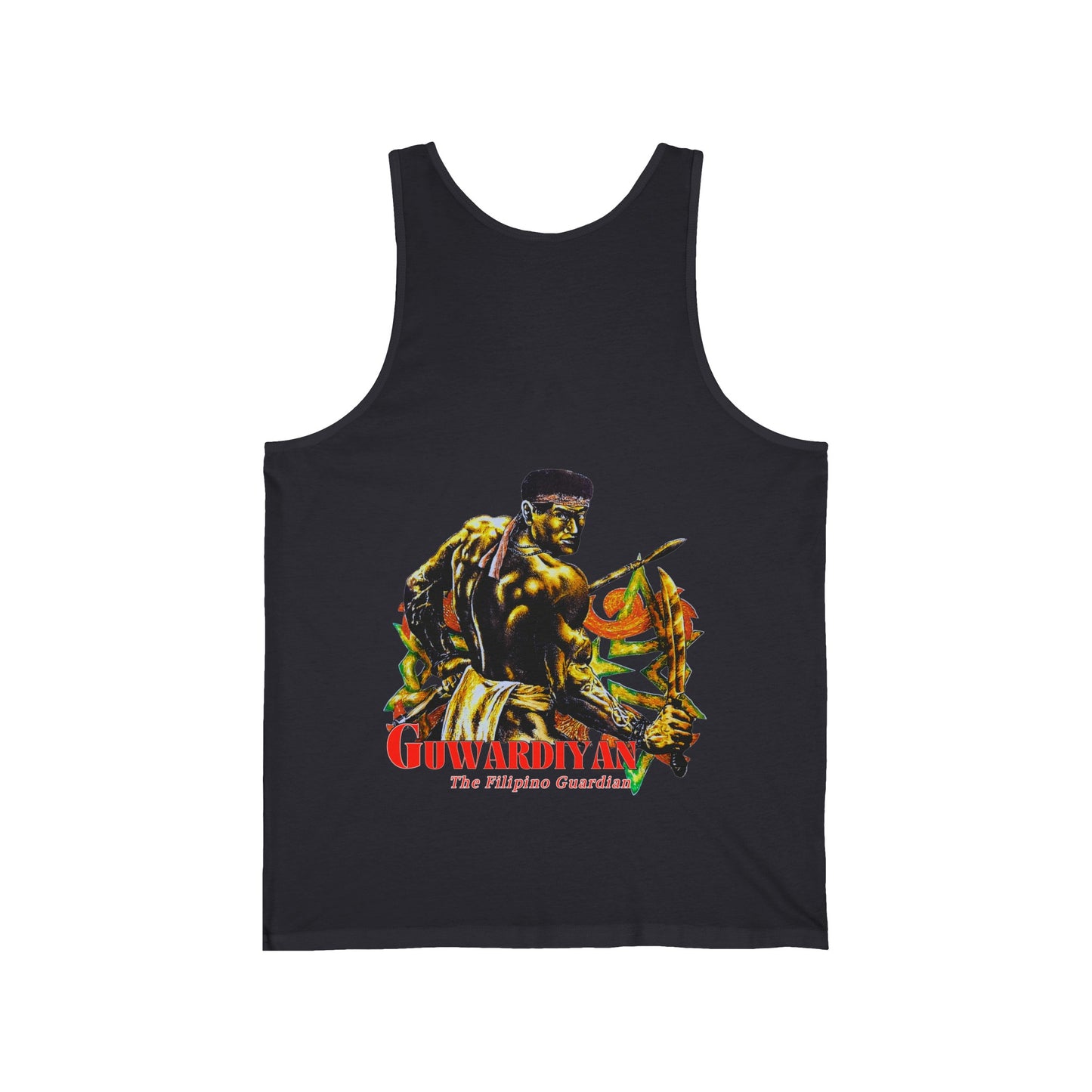 Filipino Strength The Filipino Guardian Guwardiyan Shirt Vintage Design 90s New Print Unisex Jersey Tank