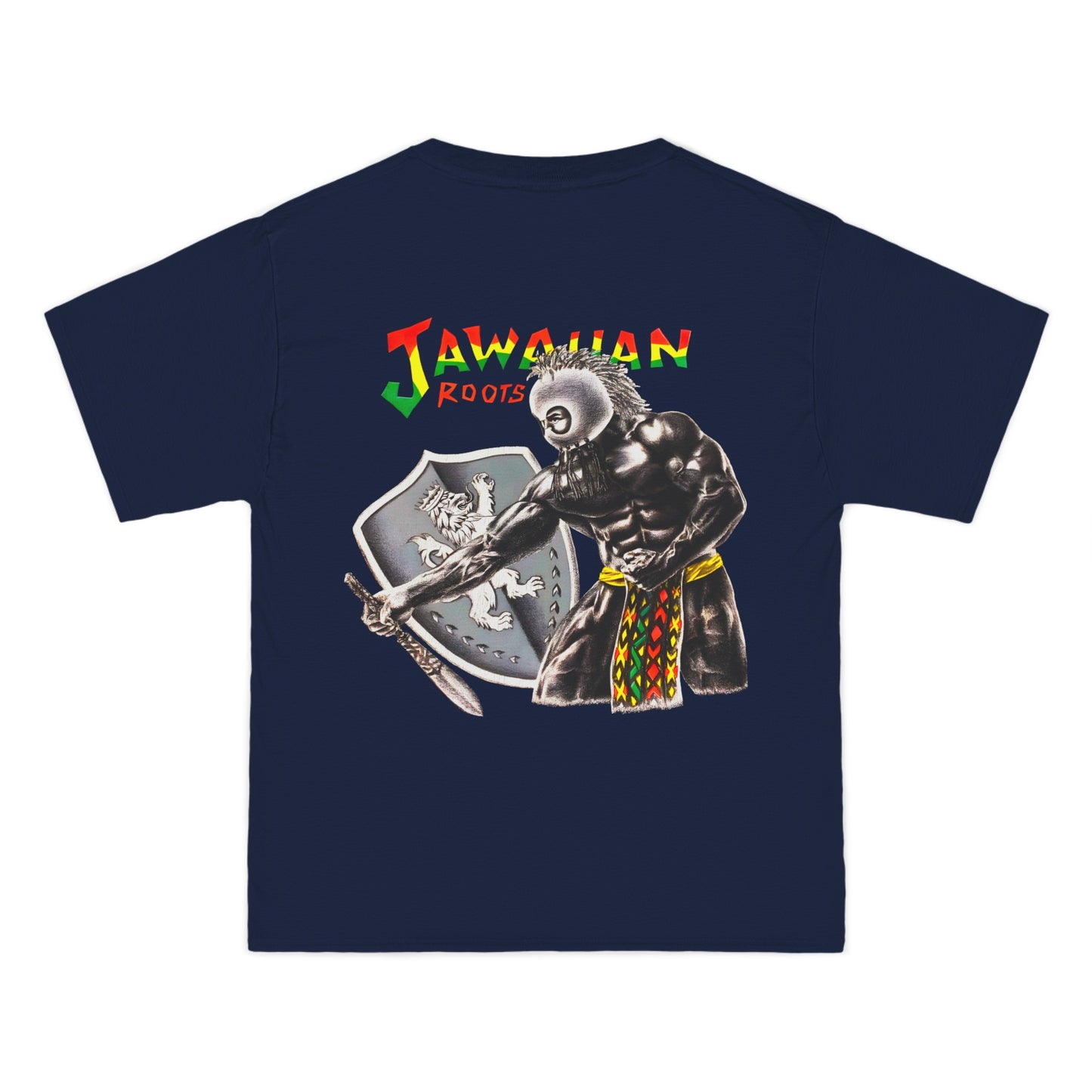 Jawaiian Strenght Jawaiian Roots Vintage Design 90s New Print Beefy-T®  Short-Sleeve T-Shirt