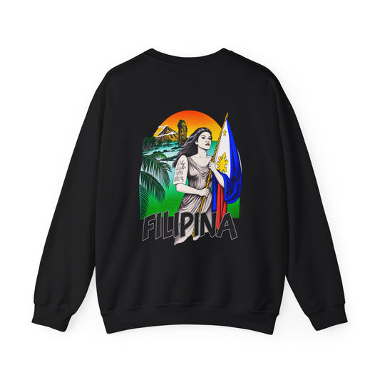 Filipino Strength Filipina Unisex Heavy Blend™ Crewneck Sweatshirt