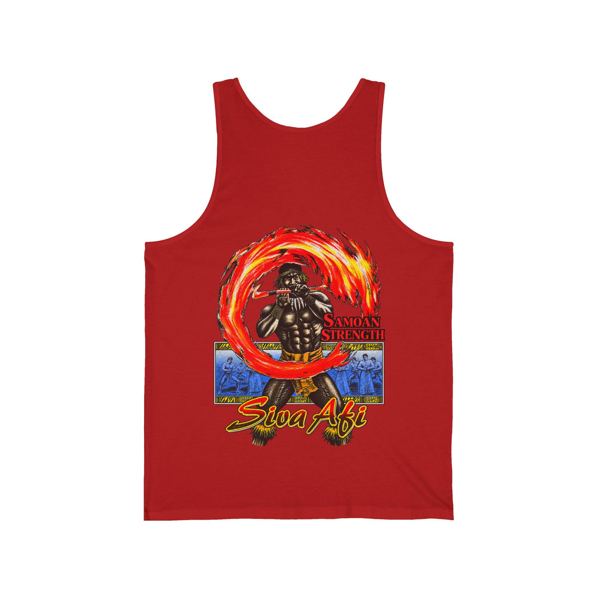 Samoan Strength Siva Afi Unisex Jersey Tank