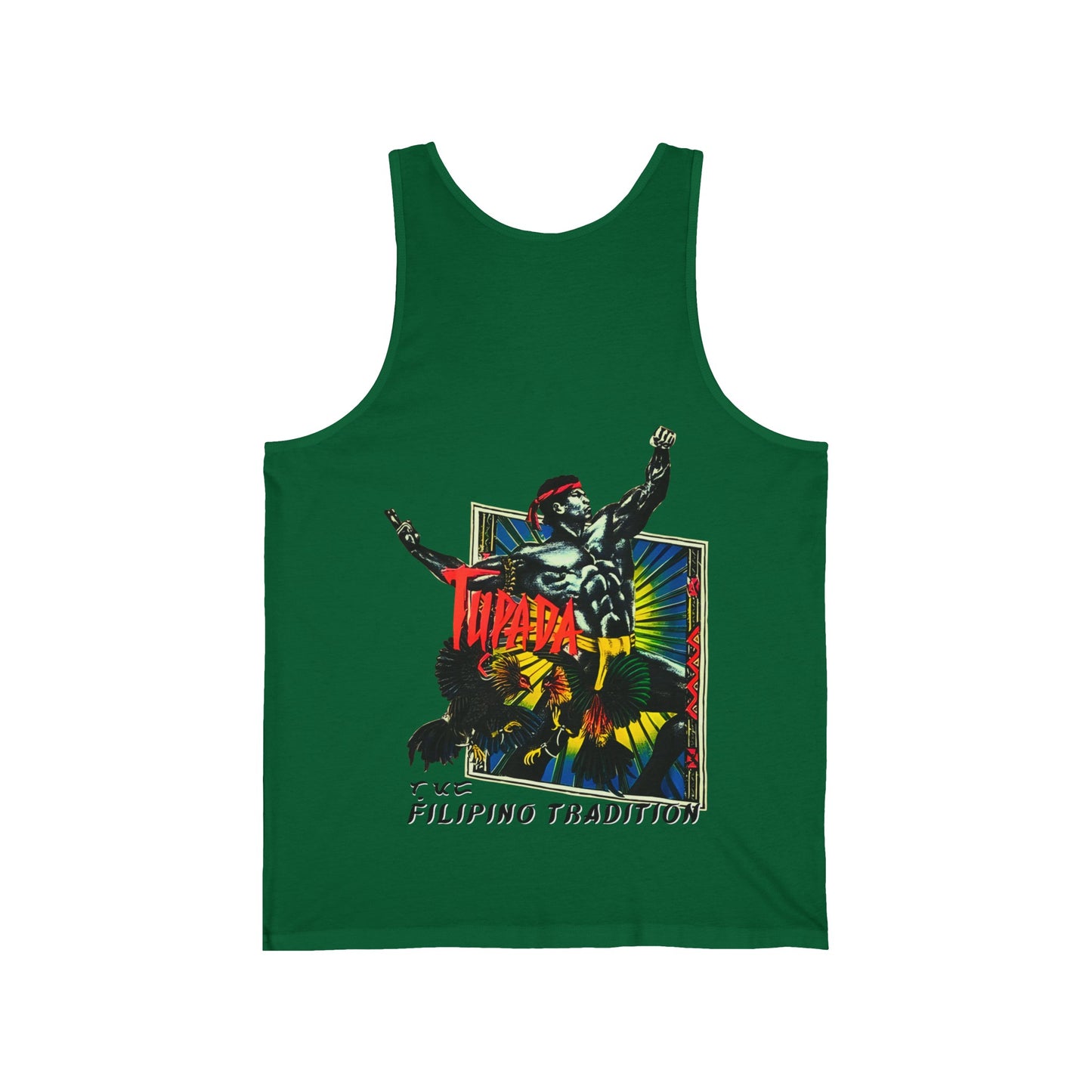 Filipino Strength Tupada Filipino Tradition Vintage Design 90s New Print Unisex Jersey Tank