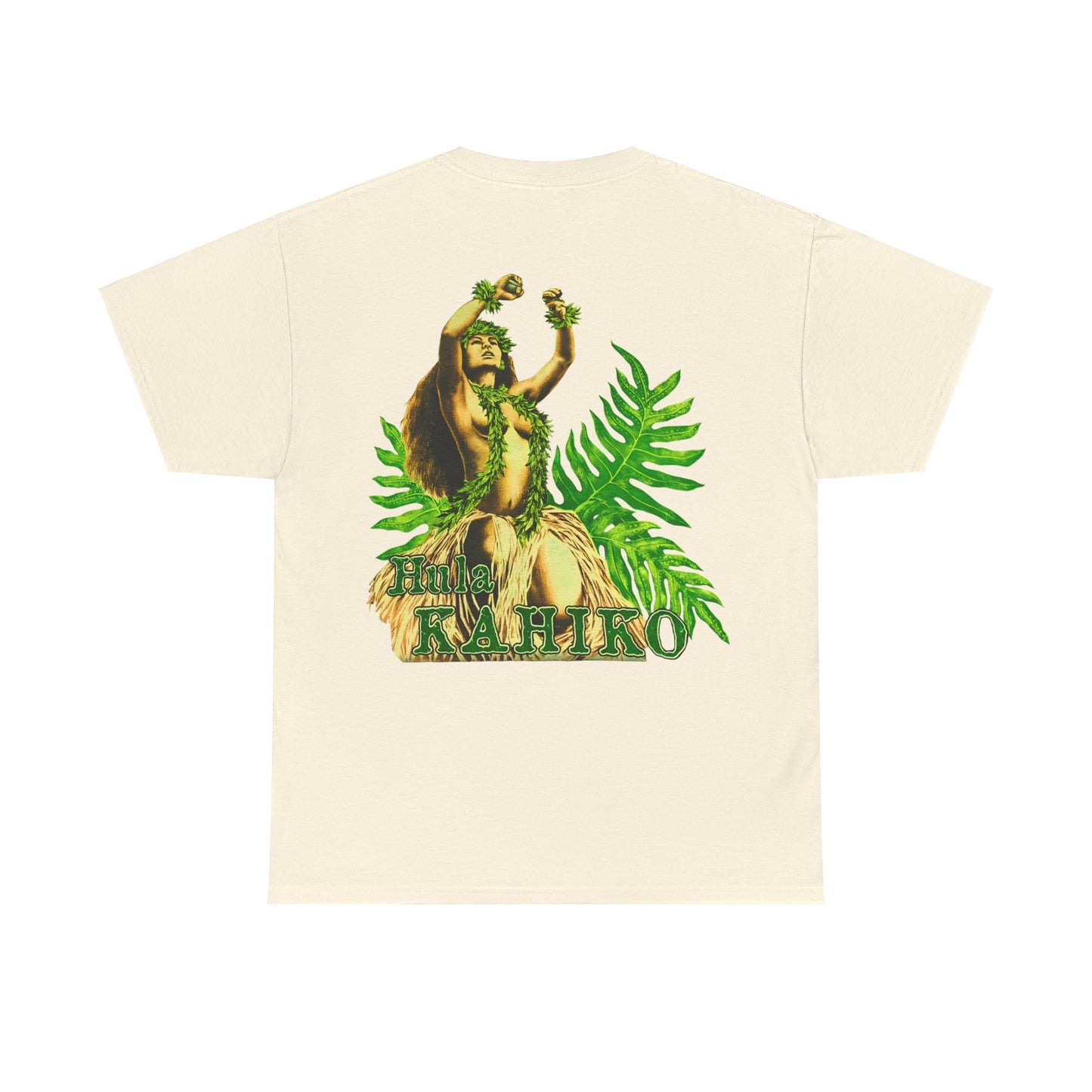 Hawaiian Strength Hula Kahiko Vintage Design 90s New Print Unisex Heavy Cotton Tee