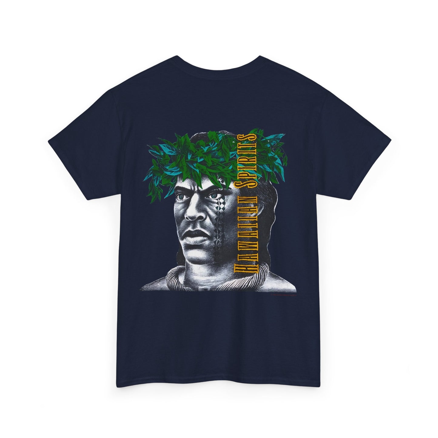 Hawaiian Strength Hawaiian Spirits Vintage Design 90s New Print Unisex Heavy Cotton Tee