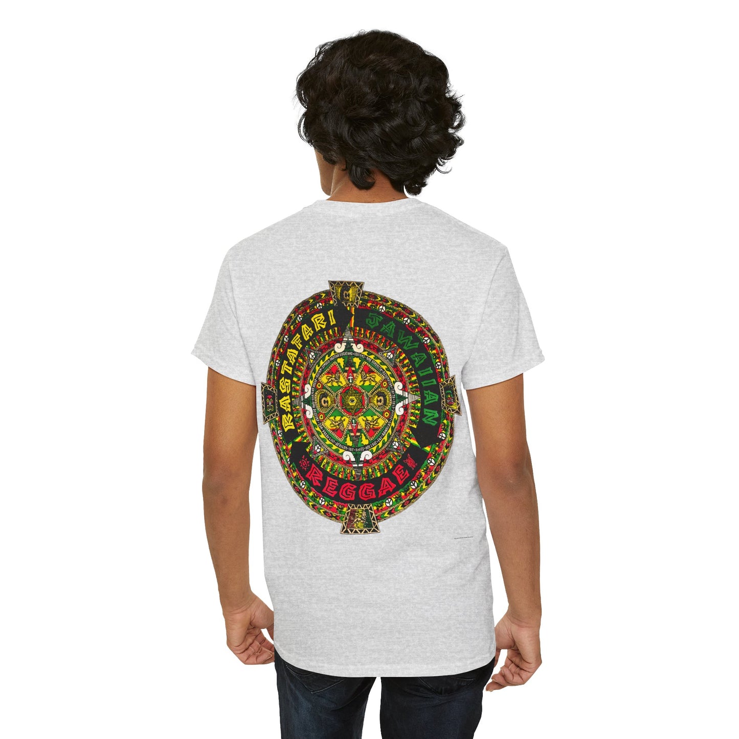 Jawaiian Strength Rastafari Jawaiian Reggae Vintage Design 90s New Print T-shirt Unisex Heavy Cotton Tee