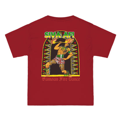 Samoan Strength Siva Afi Samoan Fire Dance Vintage Design 90s New Print Beefy-T®  Short-Sleeve T-Shirt