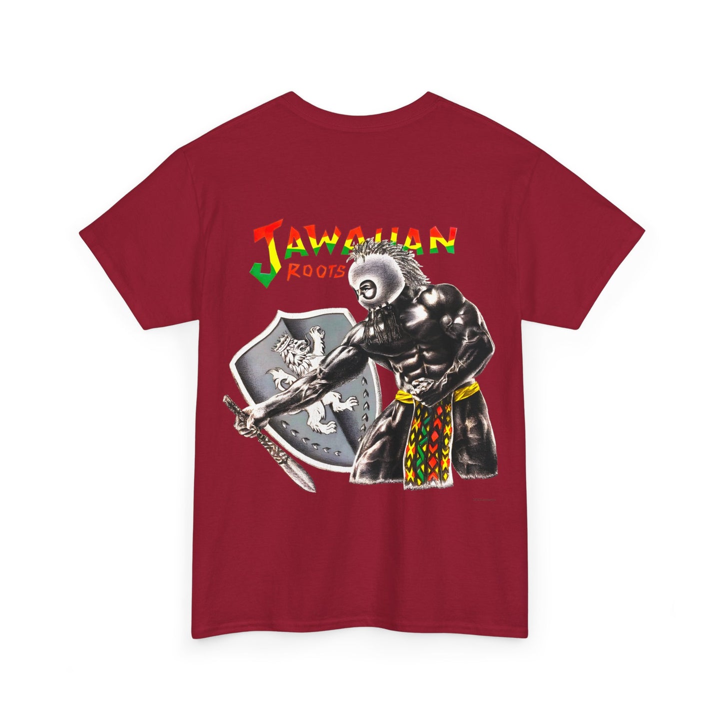 Jawaiian Strenght Jawaiian Roots Vintage Design 90s New Print T-shirt Unisex Heavy Cotton Tee