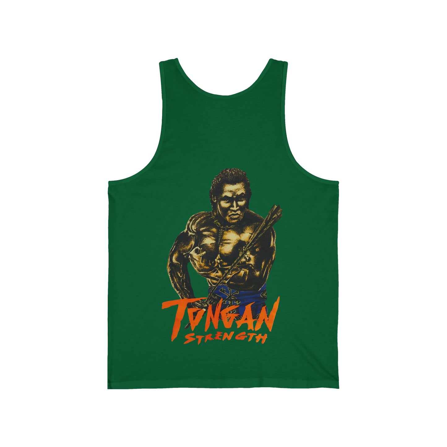 Local Strength Tongan Strength Vintage Design 90s New Print Unisex Jersey Tank