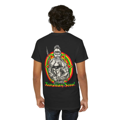 Jawaiian Strength Jawaiian Soul Vintage Design 90s New Print Unisex Heavy Cotton Tee