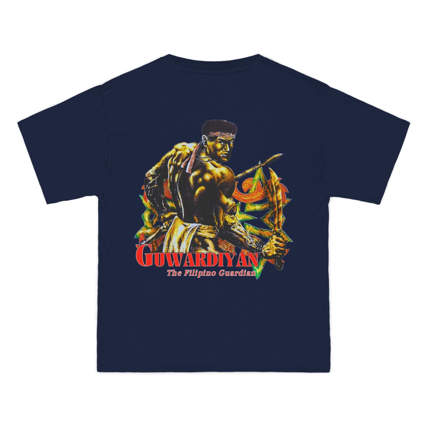 Filipino Strength The Filipino Guardian Guwardiyan Vintage Design 90s New Print Beefy-T®  Short-Sleeve T-Shirt