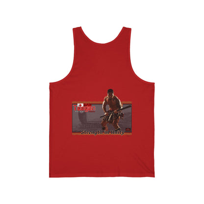 Local Strength Tongan Strength Malohi Stregnth in Unity Unisex Jersey Tank