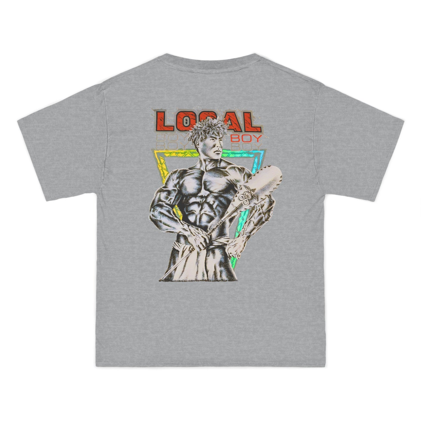 Hawaiian Strength Local Boy Vintage Design 90s New Print Beefy-T®  Short-Sleeve T-Shirt