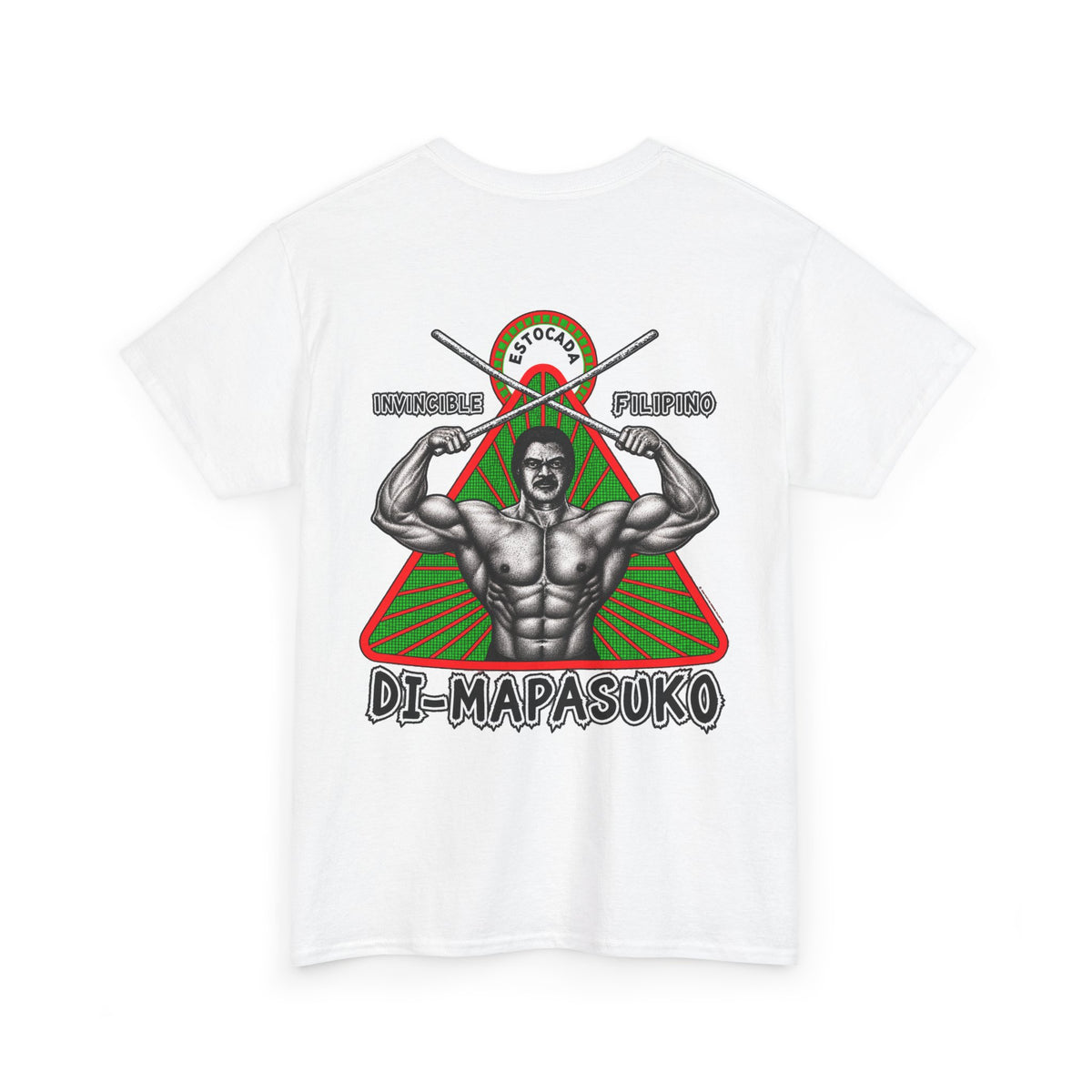 Filipino Strength Invincible Filipino Estocada Unisex Heavy Cotton Tee