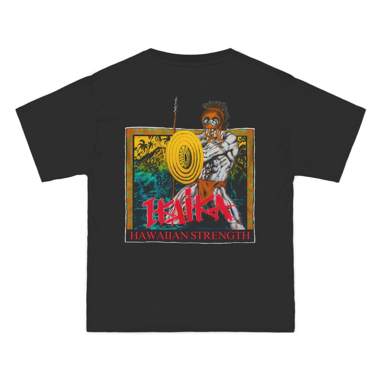 Hawaiian Strength Ikaika Hawaiian Strength Vintage Design 90s New Print Beefy-T®  Short-Sleeve T-Shirt