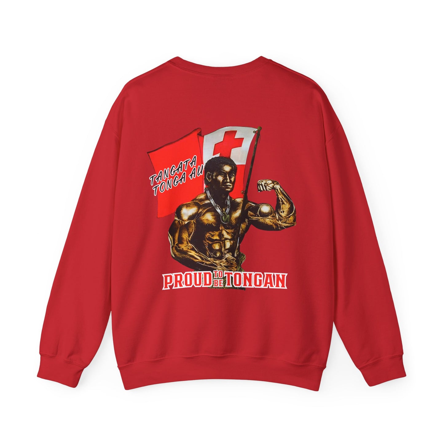 Local Strength Proud To Be Tongan Tangata Tonga Au Vintage Design 90s New Print Unisex Heavy Blend™ Crewneck Sweatshirt