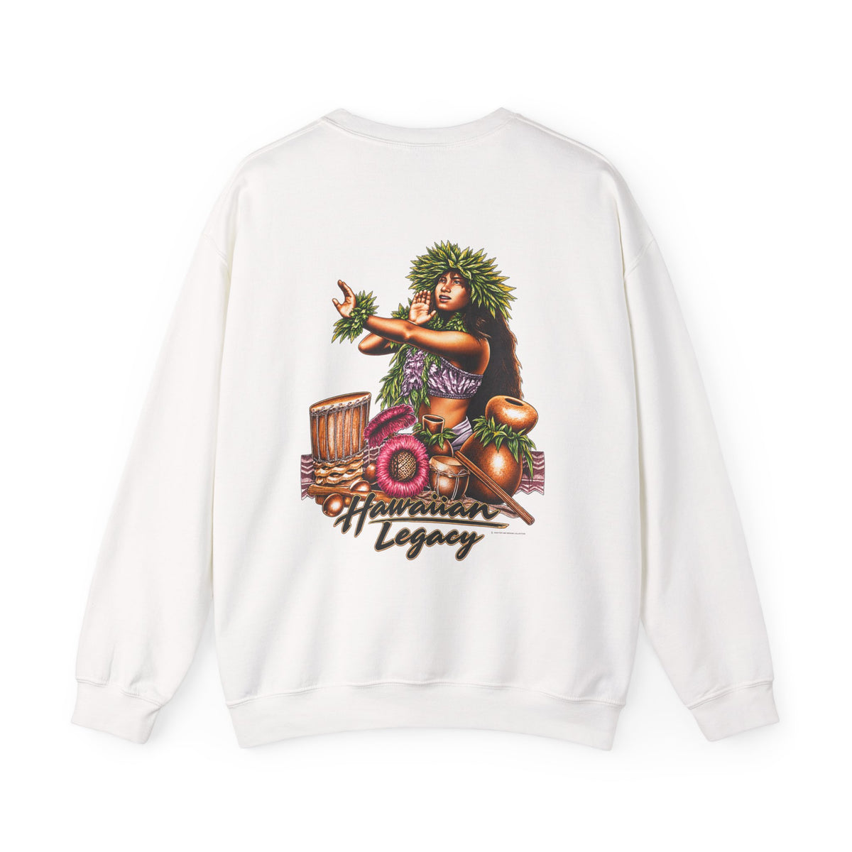 Hawaiian Strength Hawaiian Legacy Unisex Heavy Blend™ Crewneck Sweatshirt