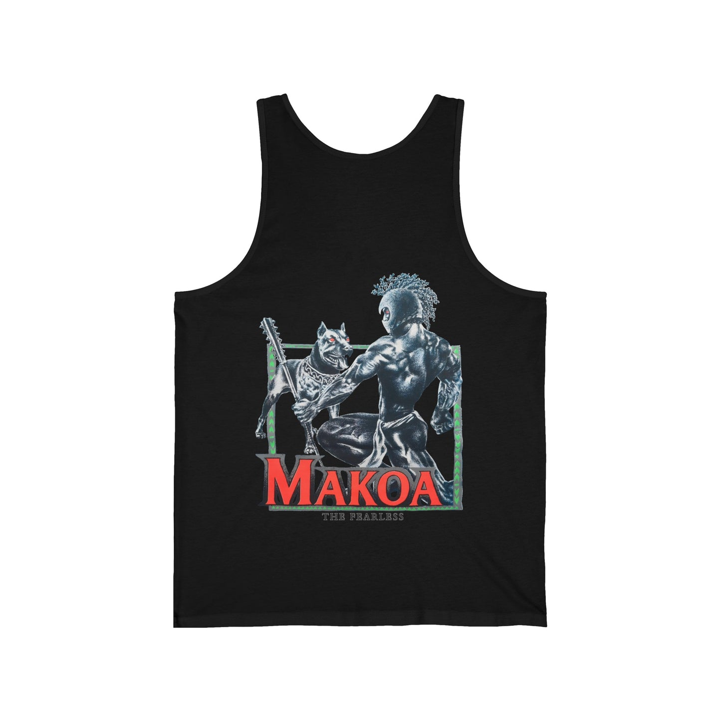 Hawaiian Strength Makoa The Fearless Vintage Design 90s New Print Unisex Jersey Tank