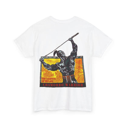 Chamorro Warrior Guam The Champions Of The Land Vintage Design 90s New Print Unisex Heavy Cotton Tee