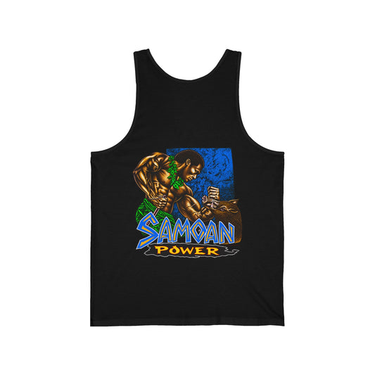Samoan Strength Samoan Power Unisex Jersey Tank