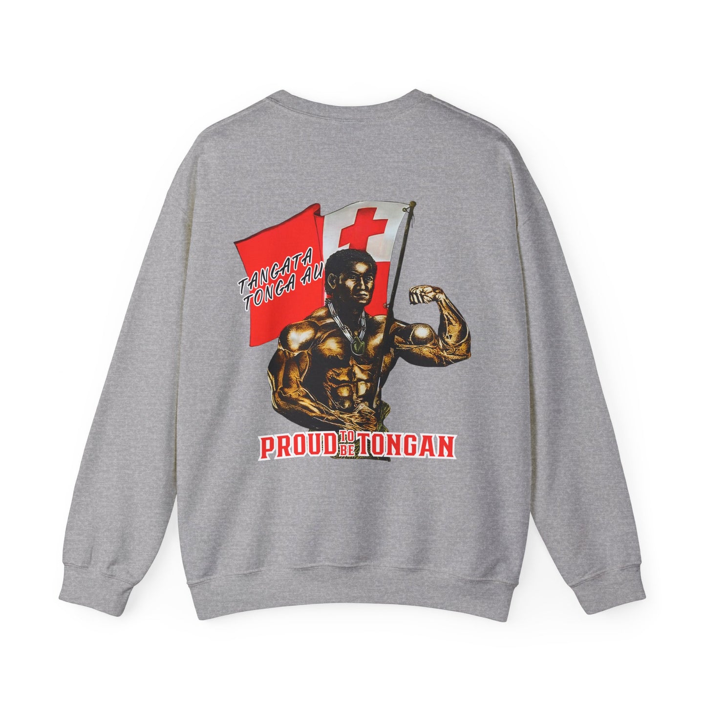 Local Strength Proud To Be Tongan Tangata Tonga Au Vintage Design 90s New Print Unisex Heavy Blend™ Crewneck Sweatshirt