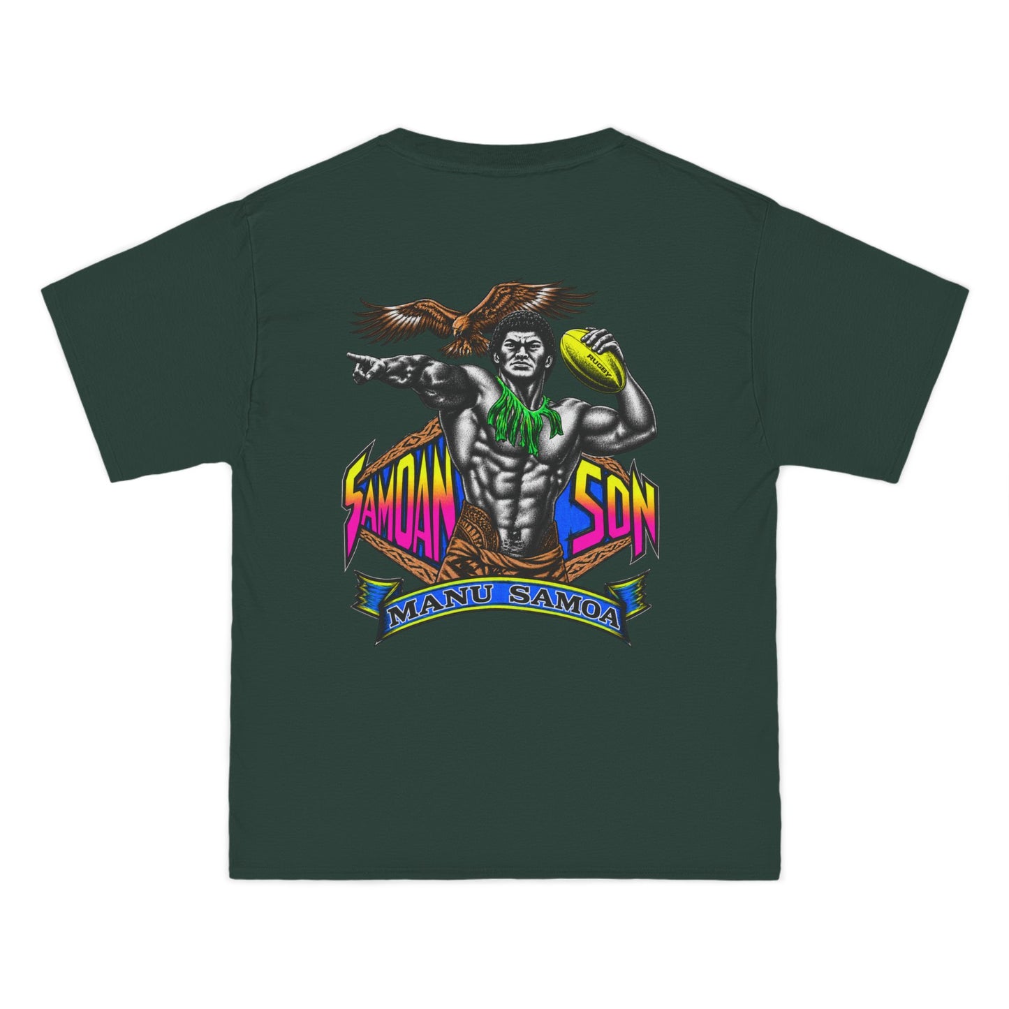 Samoan Strength Samoan Son Manu Samoa Beefy-T®  Short-Sleeve T-Shirt