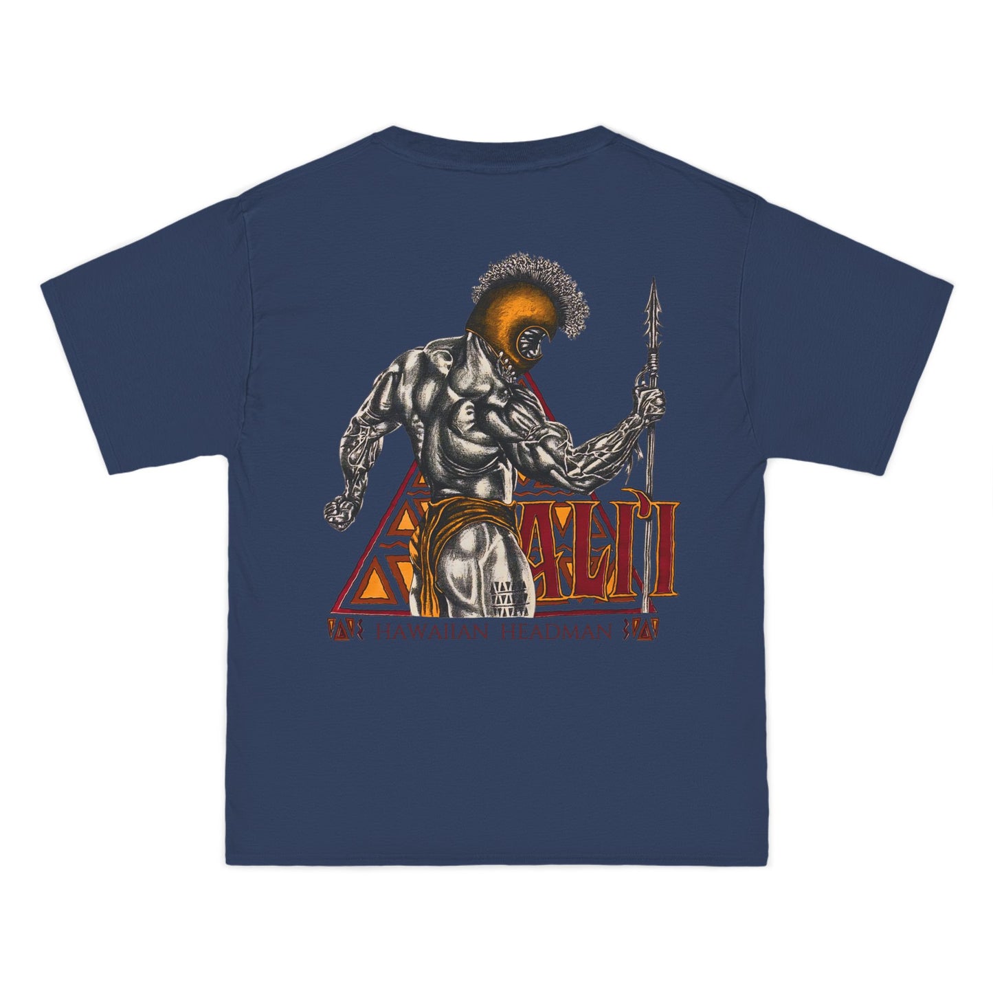 Hawaiian Strength Ali'i Hawaiian Headman Vintage Design 90s New Print Beefy-T®  Short-Sleeve T-Shirt