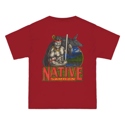 Samoan Strength Native Samoan Vintage 90s Design New Print Beefy-T®  Short-Sleeve T-Shirt
