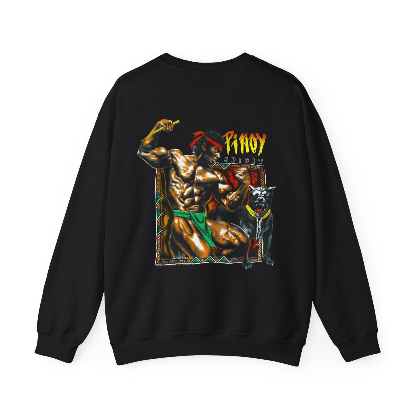 Filipino Strength Pinoy Vintage Design 90s New Print Unisex Heavy Blend™ Crewneck Sweatshirt