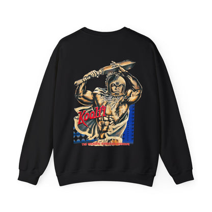 Hawaiian Strength Koali'i The Majestic Hawaiian Warrior Vintage Design 90s New Print Unisex Heavy Blend™ Crewneck Sweatshirt